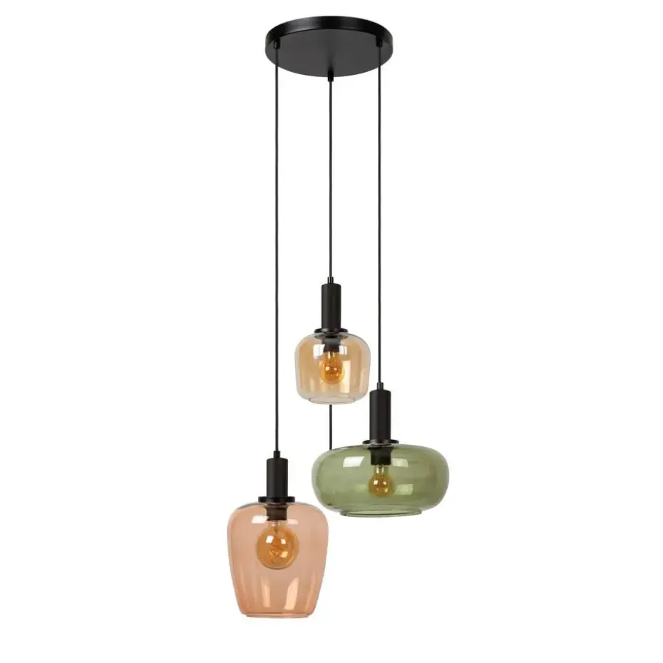Lucide ILONA Hanglamp - Zwart