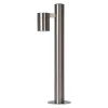 Lucide LED sokkellamp buiten ARNE IP44 - mat chroom - Ø6,3 cm