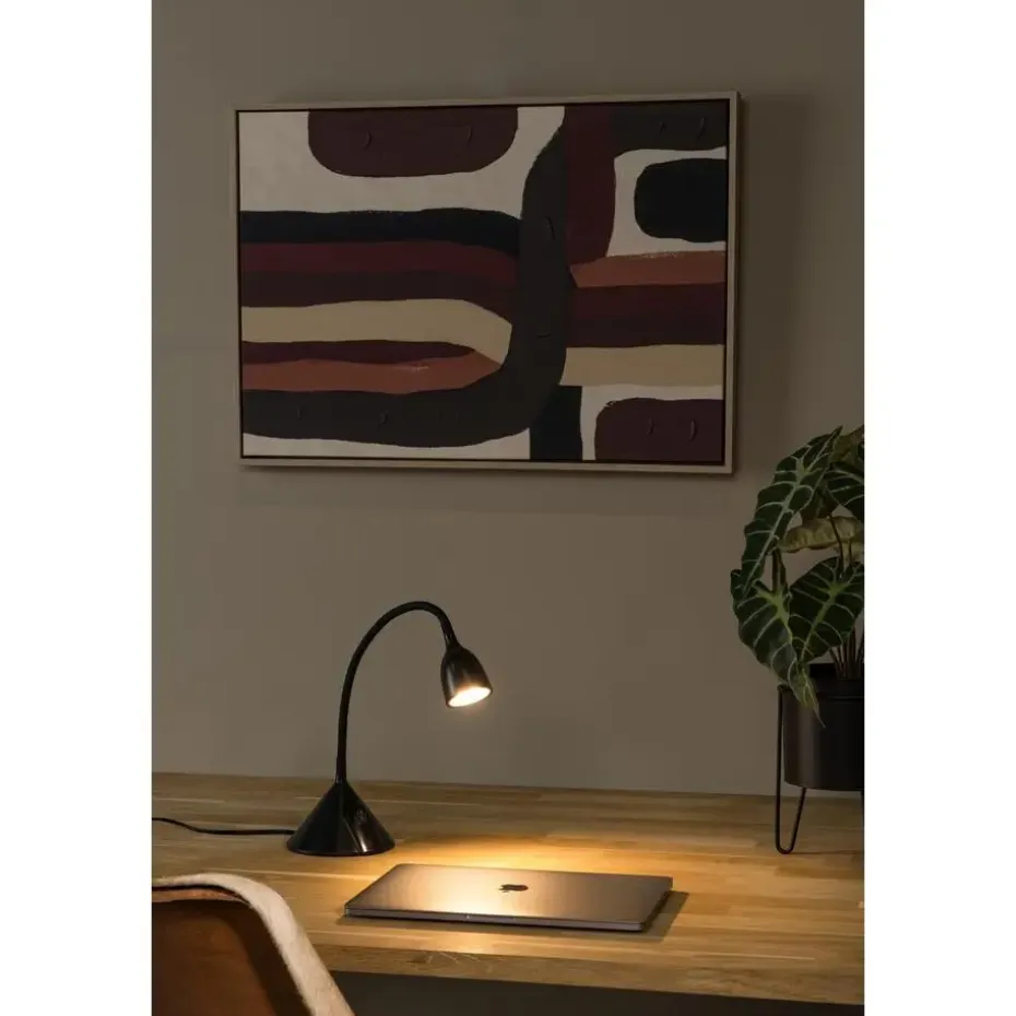 Lucide MILO Bureaulamp - Zwart