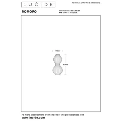 Lucide MOMORO Tafellamp - Wit
