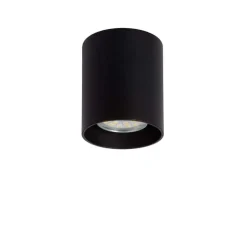 Lucide plafondspot Bodi - zwart - Ø8 cm