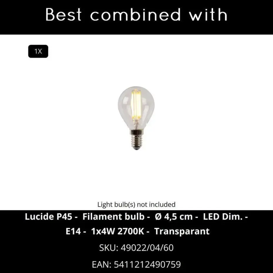 Lucide SUENO Tafellamp - Wit