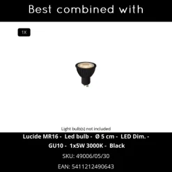 Lucide TAYLOR Tuinspot - Wit