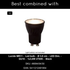Lucide TRACK Railverlichting - Koffie