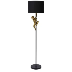 Lucide vloerlamp Extravaganza Chimp - zwart