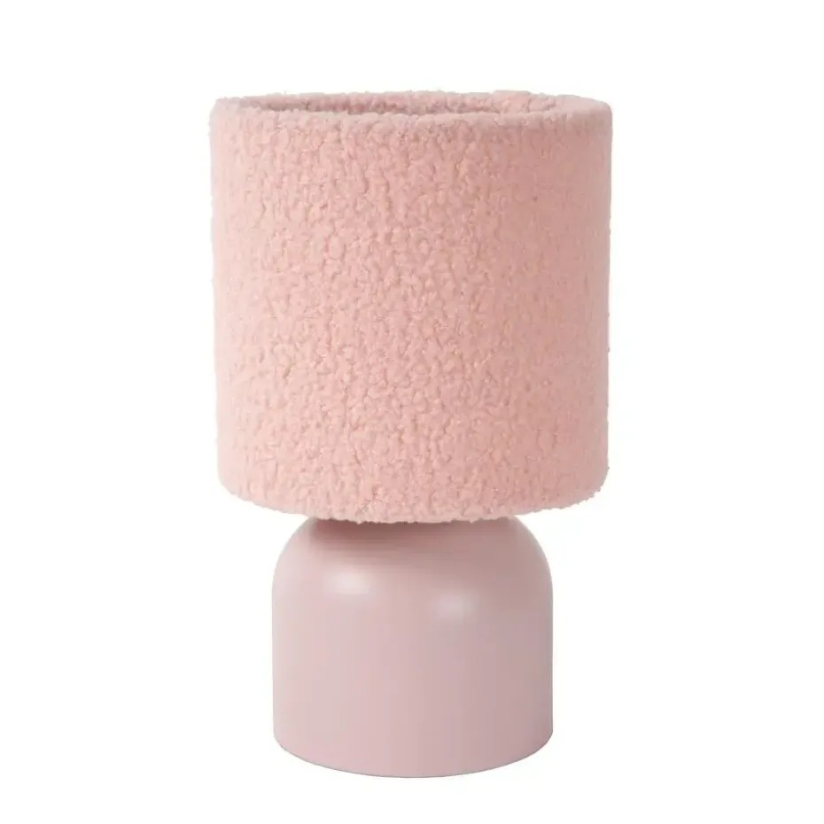 Lucide WOOLLY Tafellamp - Roze