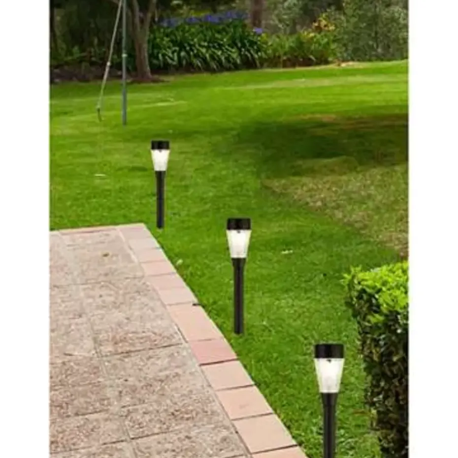 Lumineo prikspot Jive - solar tuinverlichting - zwart - 32 cm
