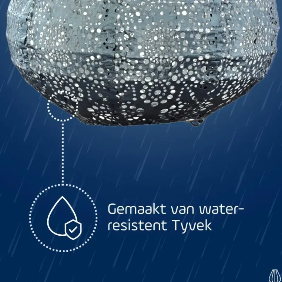 Lumiz Lampion op zonne energie - Solar tuinverlichting - Tulip Set - 3 stuks