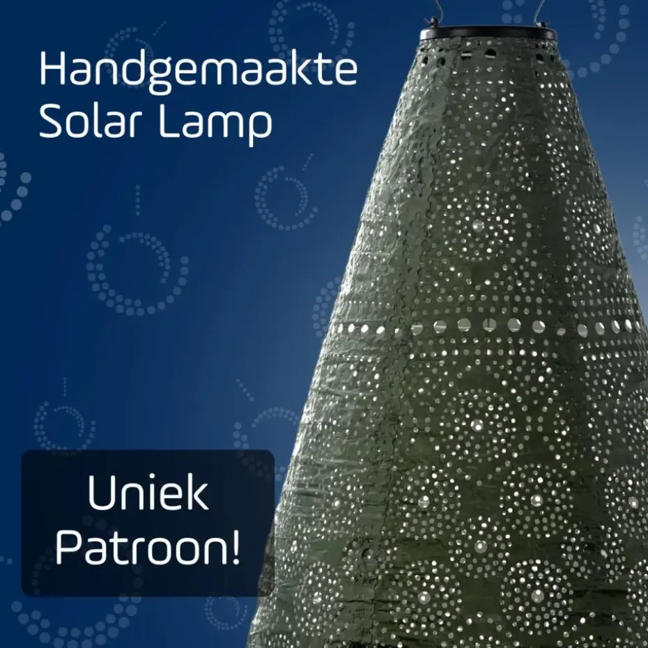 Lumiz Lampion op zonne energie - Solar tuinverlichting - Drop Set - 3 stuks