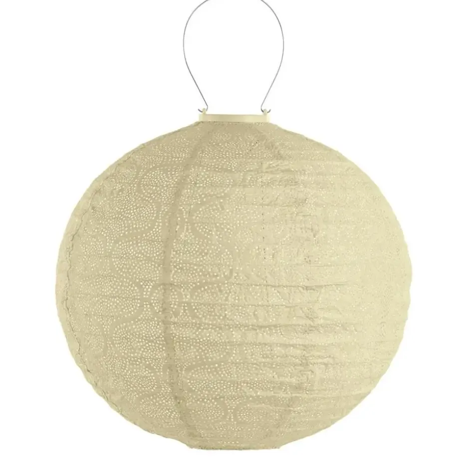 Lumiz Lampion op zonne energie - Solar tuinverlichting - Gele Set - 3 stuks