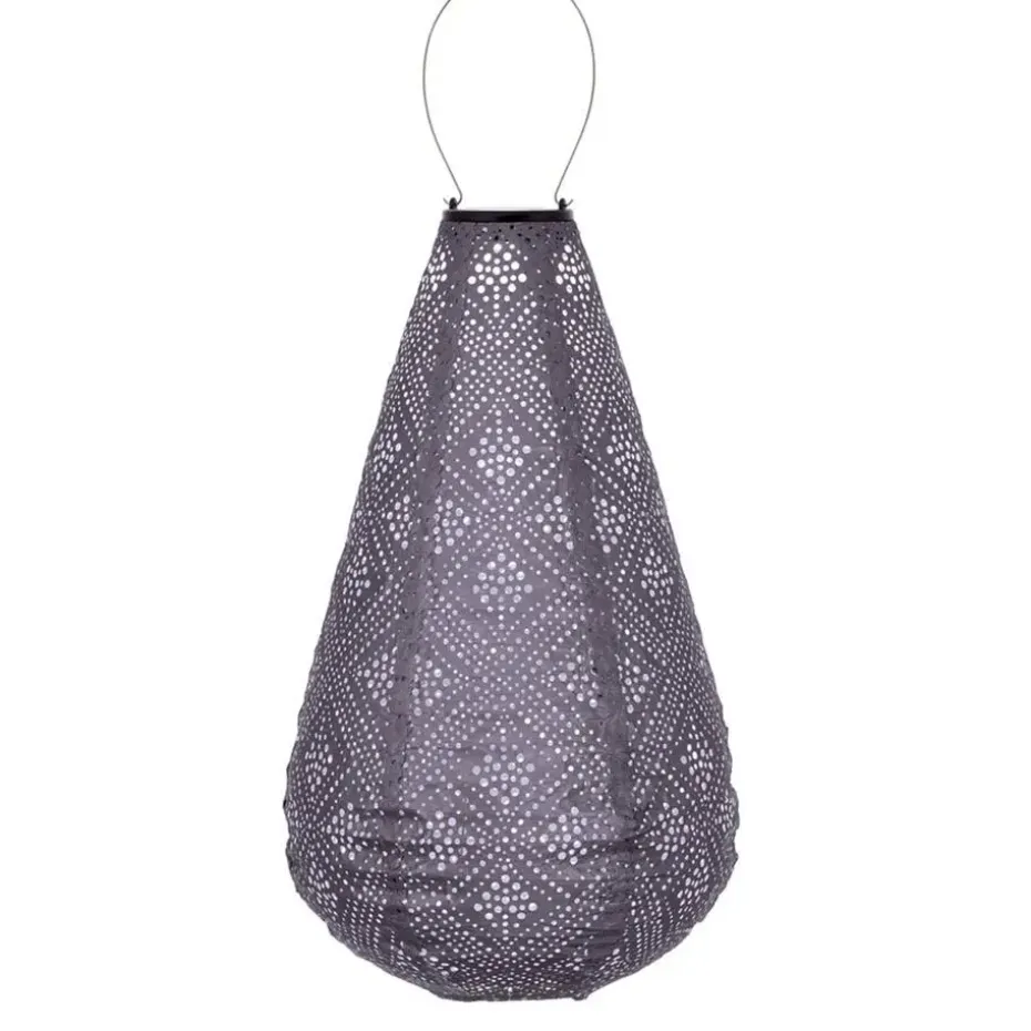 LUMIZ Solar Lampion Topaze Drop - 28 cm - Lichtpaars