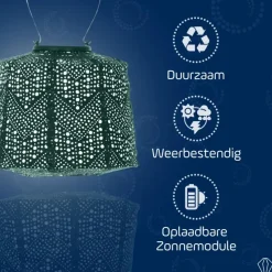 LUMIZ Solar Lampion Verso Lamp - 20 cm - Groen