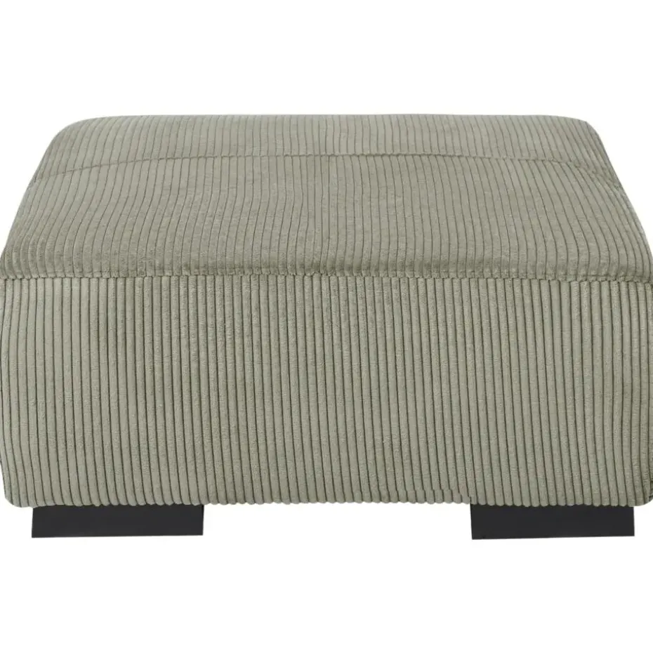 LUNGO - Ottomaan - Groen - Corduroy