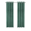 LW Collection Gordijnen Groen 245x290cm Velvet Kant en klaar 1 stuk