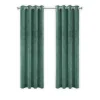 LW Collection Gordijnen Groen 270X140CM velvet kant en klaar 1 stuk