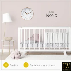 LW Collection Keukenklok Nova rosé 30cm