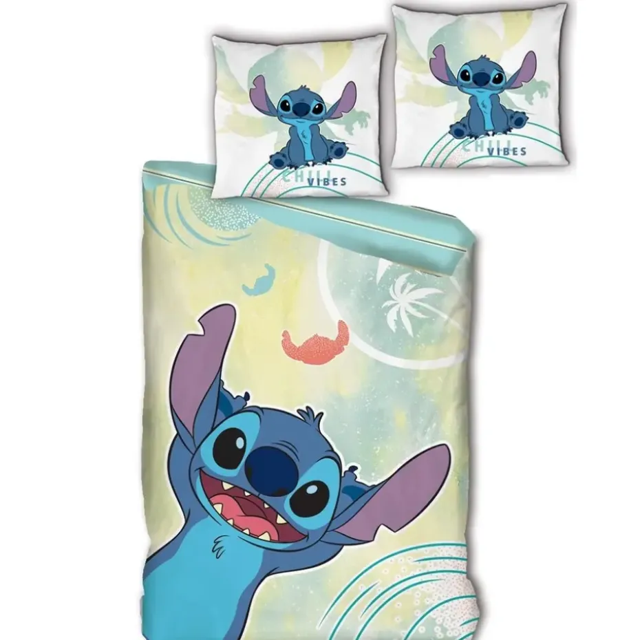 Lylo & Stich Dekbedovertrek Chill Vibes - Eenpersoons - 140 x 200 cm - Katoen