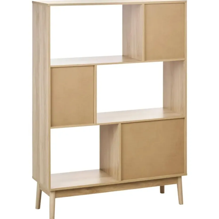 LYNWOOD - Boekenkast - Lichthout - MDF