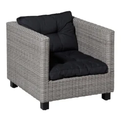 Madison - Florance Rugkussen Basic black - Ca. 43x60 cm - Set van 2