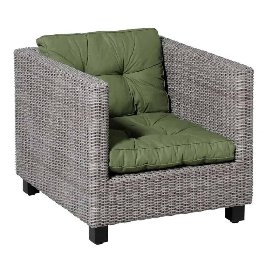 Madison - Florance Rugkussen Basic green - Ca. 43x60 cm - Set van 2