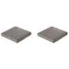 Madison - Lounge Profi-Line Zitkussen Rib liver - Ca. 73x73 cm - Set van 2