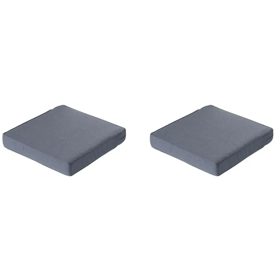 Madison - Lounge Profi-Line Zitkussen Manchester grey - 73x73 cm - Set van 2