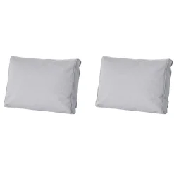 Madison - Lounge Profi-Line Manchester light grey - Ca. 43x73 cm - Set van 2