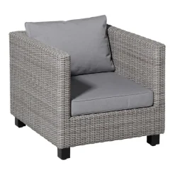 Madison - Lounge Profi-Line Manchester light grey - Ca. 43x73 cm - Set van 2