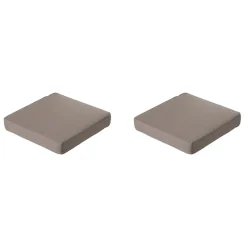 Madison - Lounge Profi-Line Zitkussen Manchester taupe - 73x73 cm - Set van 2