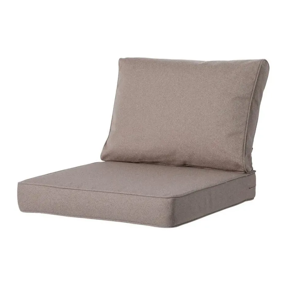 Madison - Lounge Profi-Line Zitkussen Manchester taupe - 73x73 cm - Set van 2