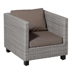 Madison - Lounge Profi-Line Manchester taupe - Ca. 43x73 cm - Set van 2