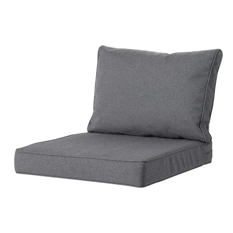Madison - Lounge Profi-Line Manchester grey - Ca. 40x60 cm - Set van 2