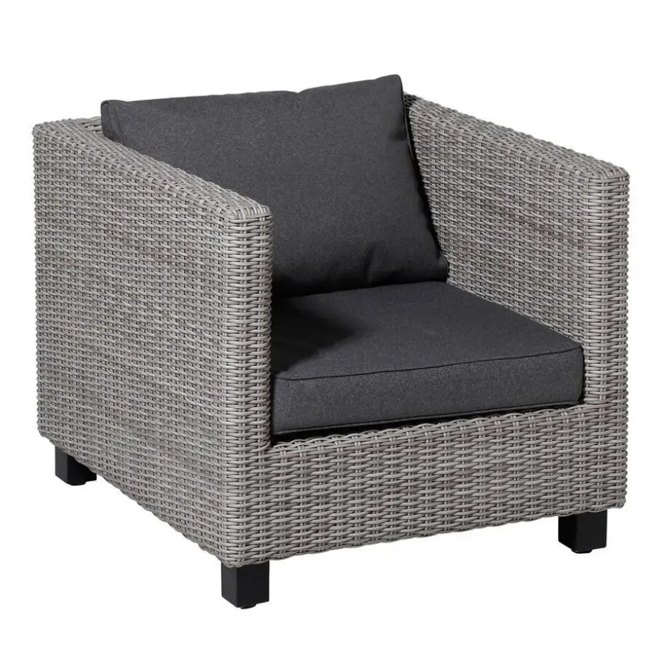 Madison - Lounge Profi-Line Manchester grey - Ca. 40x60 cm - Set van 2