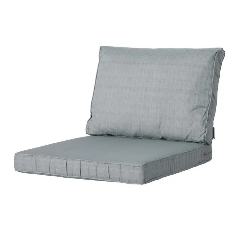 Madison - Lounge Zitkussen Basic grey - Ca. 73x73 cm - Set van 2