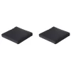Madison - Lounge Zitkussen Basic black - Ca. 73x73 cm - Set van 2