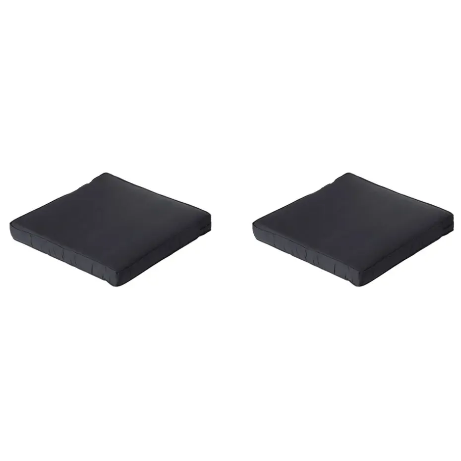 Madison - Lounge Zitkussen Basic black - Ca. 73x73 cm - Set van 2