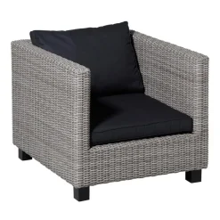 Madison - Lounge Zitkussen Basic black - Ca. 73x73 cm - Set van 2