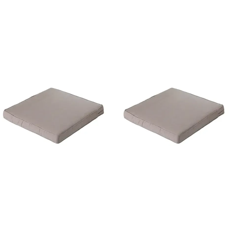 Madison - Lounge Zitkussen Basic taupe - Ca. 73x73 cm - Set van 2