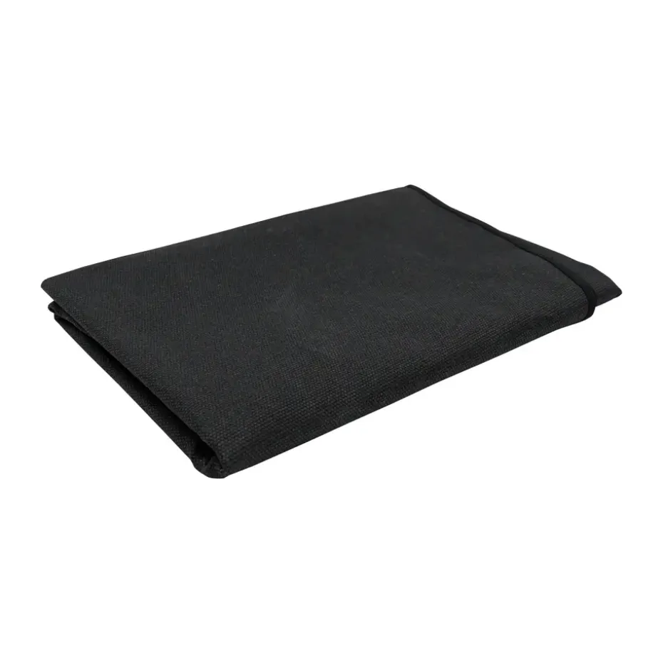 Madison - Tafelkleed Black canvas eco+ - Ø Ca. 160 cm