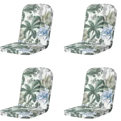 Madison - Tuinkussen Carlo / Calvia Bliss blue - Ca. 100x48 cm - Set van 4