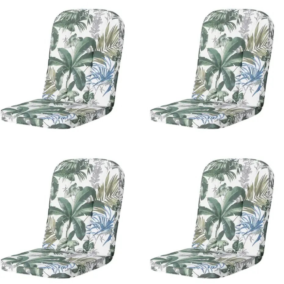 Madison - Tuinkussen Carlo / Calvia Bliss blue - Ca. 100x48 cm - Set van 4