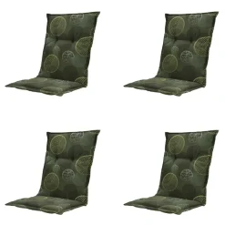 Madison - Tuinkussen Circle green - Ca. 105x50 cm - Set van 4