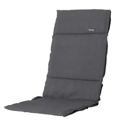Madison - Tuinkussen Fiber Deluxe Panama grey - Ca. 125x50 cm - Set van 4