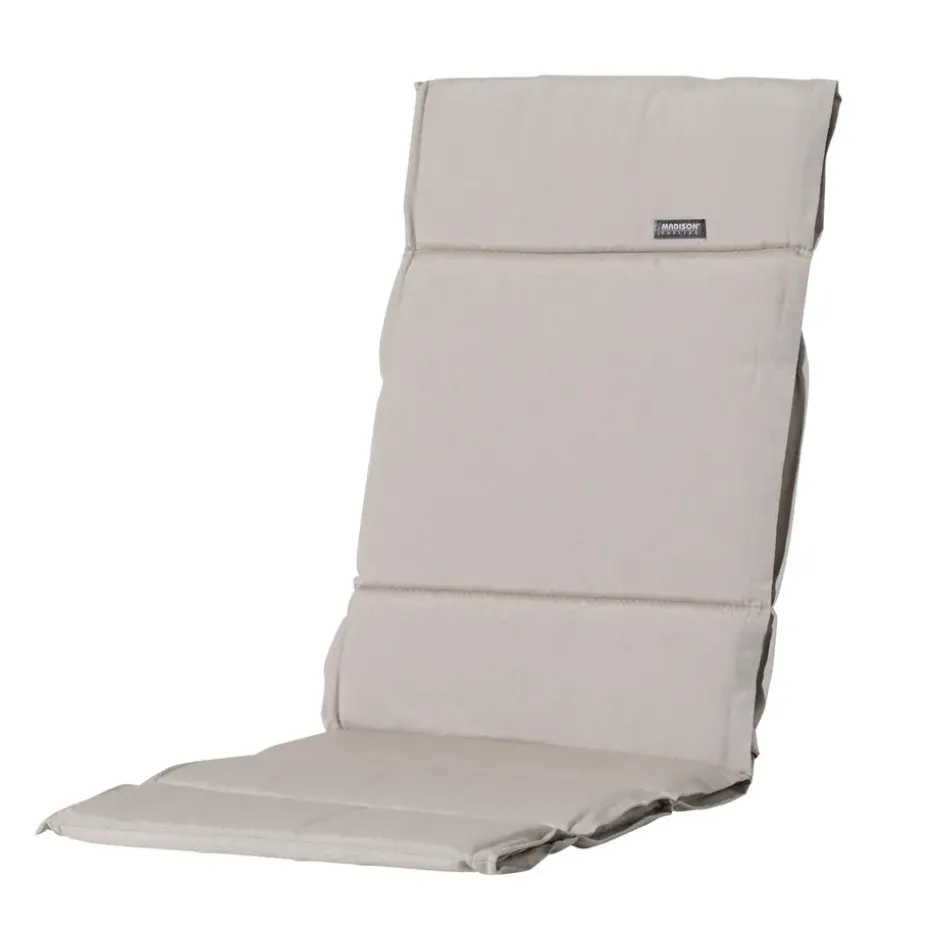 Madison - Tuinkussen Fiber Deluxe Panama linnen - Ca. 125x50 cm - Set van 4