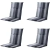 Madison - Tuinkussen Victoria grey - Ca. 105x50 cm - Set van 4