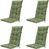 Madison - Tuinstoelkussen Hoge Rug Joah sage - Ca. 123x50 cm - Set van 4