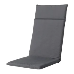 Madison - Tuinstoelkussen Hoge Rug Panama grey - Ca. 120x50 cm - Set van 4