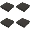 Madison - Zitkussen Dark grey canvas eco+ - Ca. 40x40 cm - Set van 4