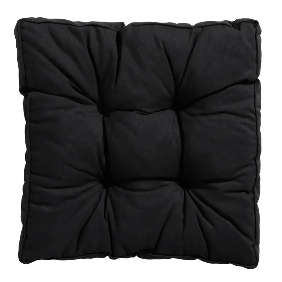 Madison - Zitkussen Florance Panama black - Ca. 47x47 cm - Set van 4
