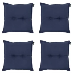 Madison - Zitkussen Panama indigo - Ca. 50x50 cm - Set van 4